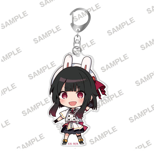 『この素晴らしい世界に爆焔を!』アニメ化記念フェア 描き下ろしアクリルキーホルダー めぐみん あいどるでふぉるめVer.